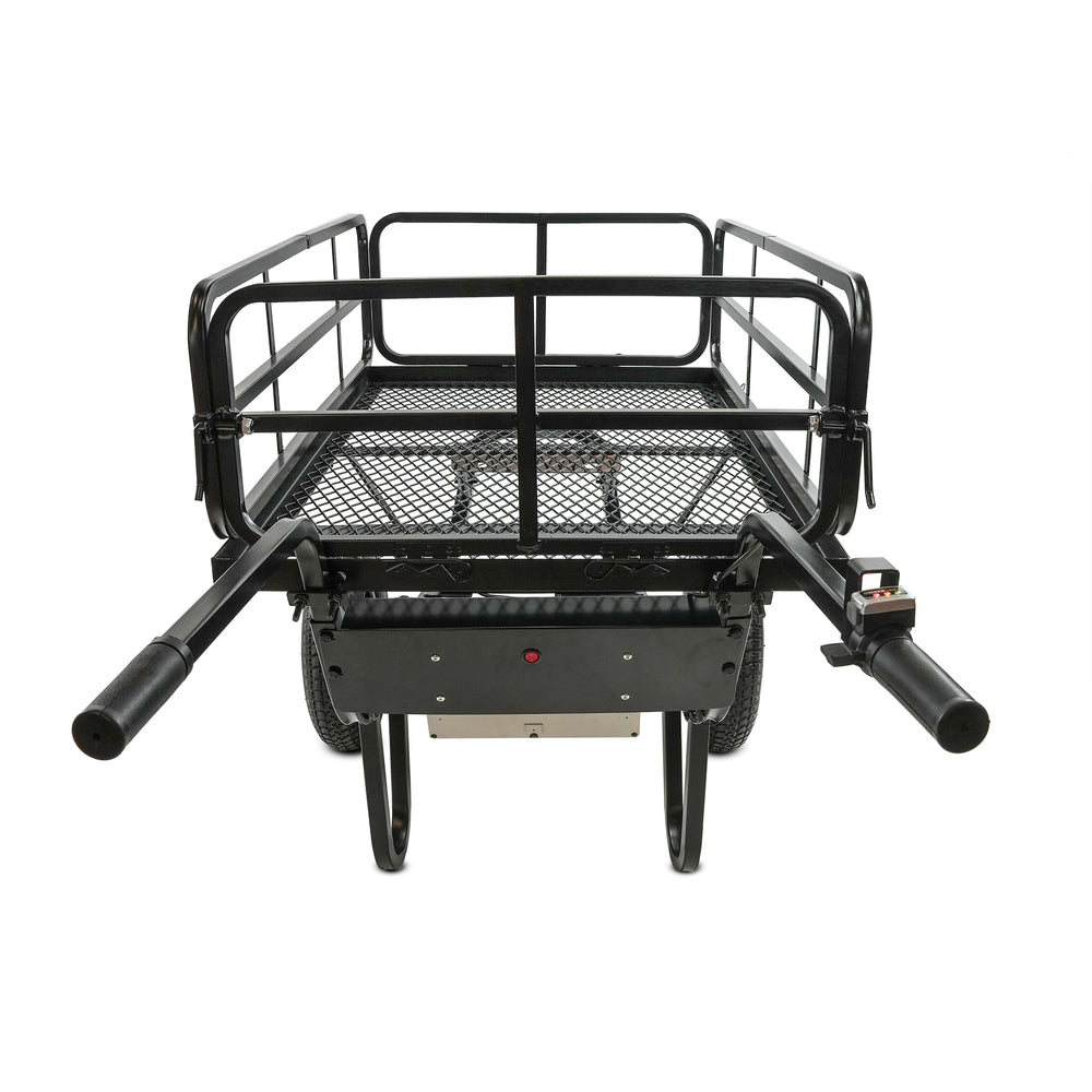 Chore Warrior CW325 Electric Utility Cart 350 lb. Capacity Metal Mesh Deck Removable Sides 24V New