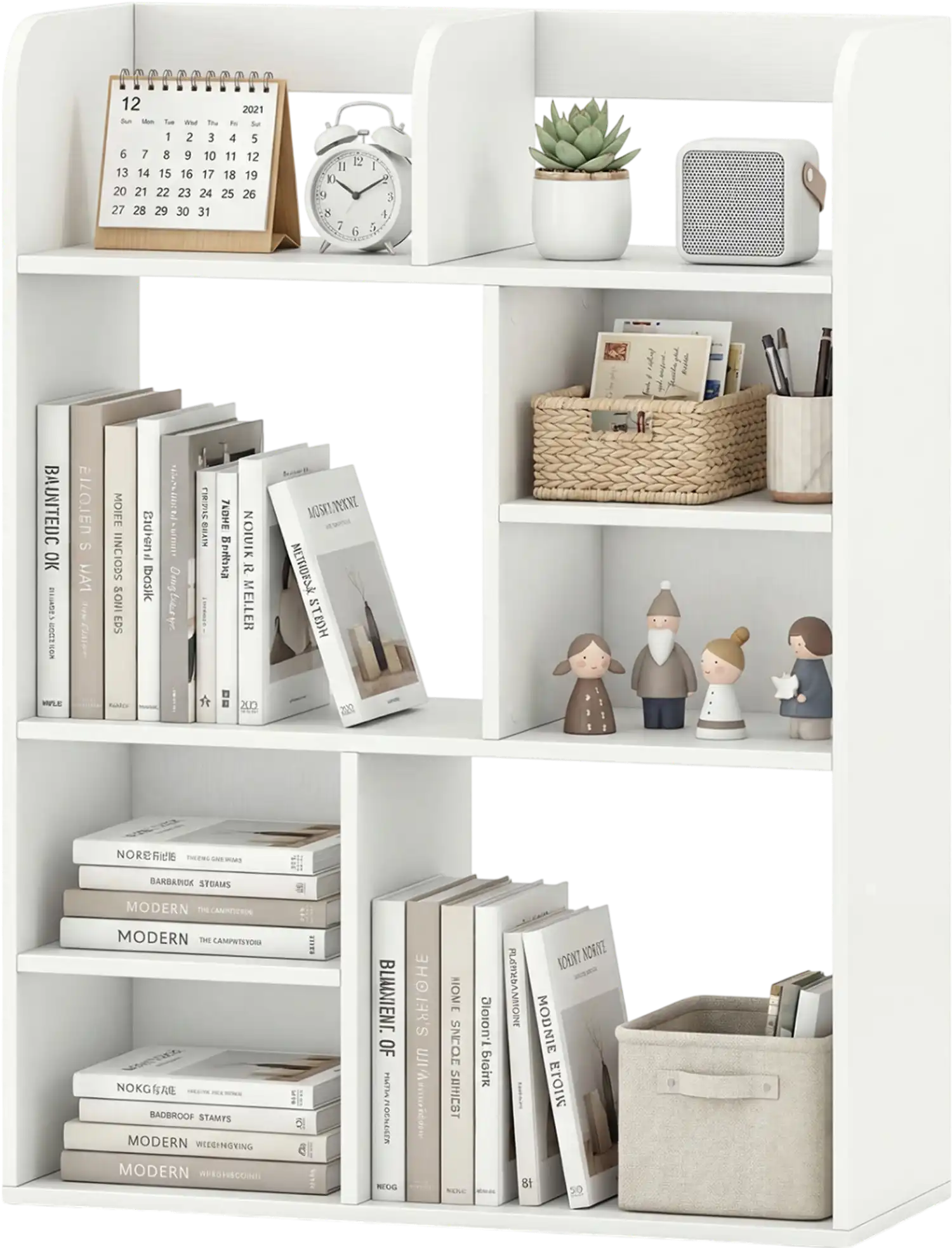 Costway Desktop Display Rack 8-Cube Bookshelf Home Office 94412721 New