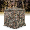 5-IN-1 detachable hunting blind with camouflage pattern, skylight, and 3 shooting windows for optimal visibility and.