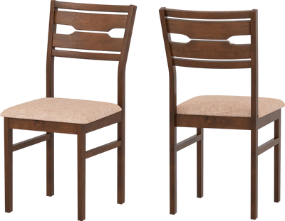 Costway Dining Chair Set Rubber Wood Frame Padded Seat 23014260 New
