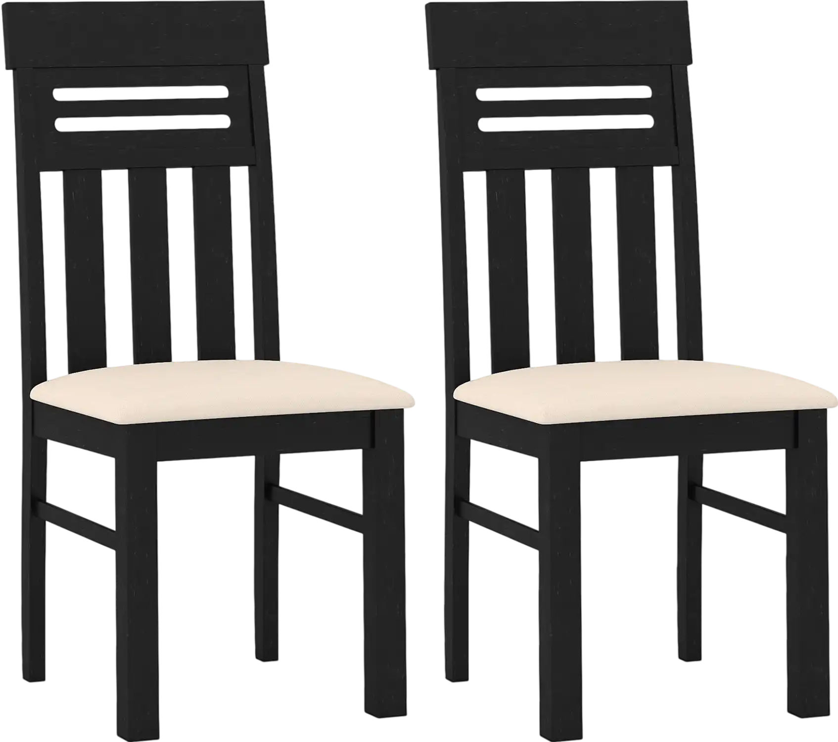 Costway Set of 2 High Back Dining Chairs 51378511 New