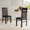 Dining Chairs High Back Dining Room Chairs Set of 2-Brown - Gallery View 1 of 8