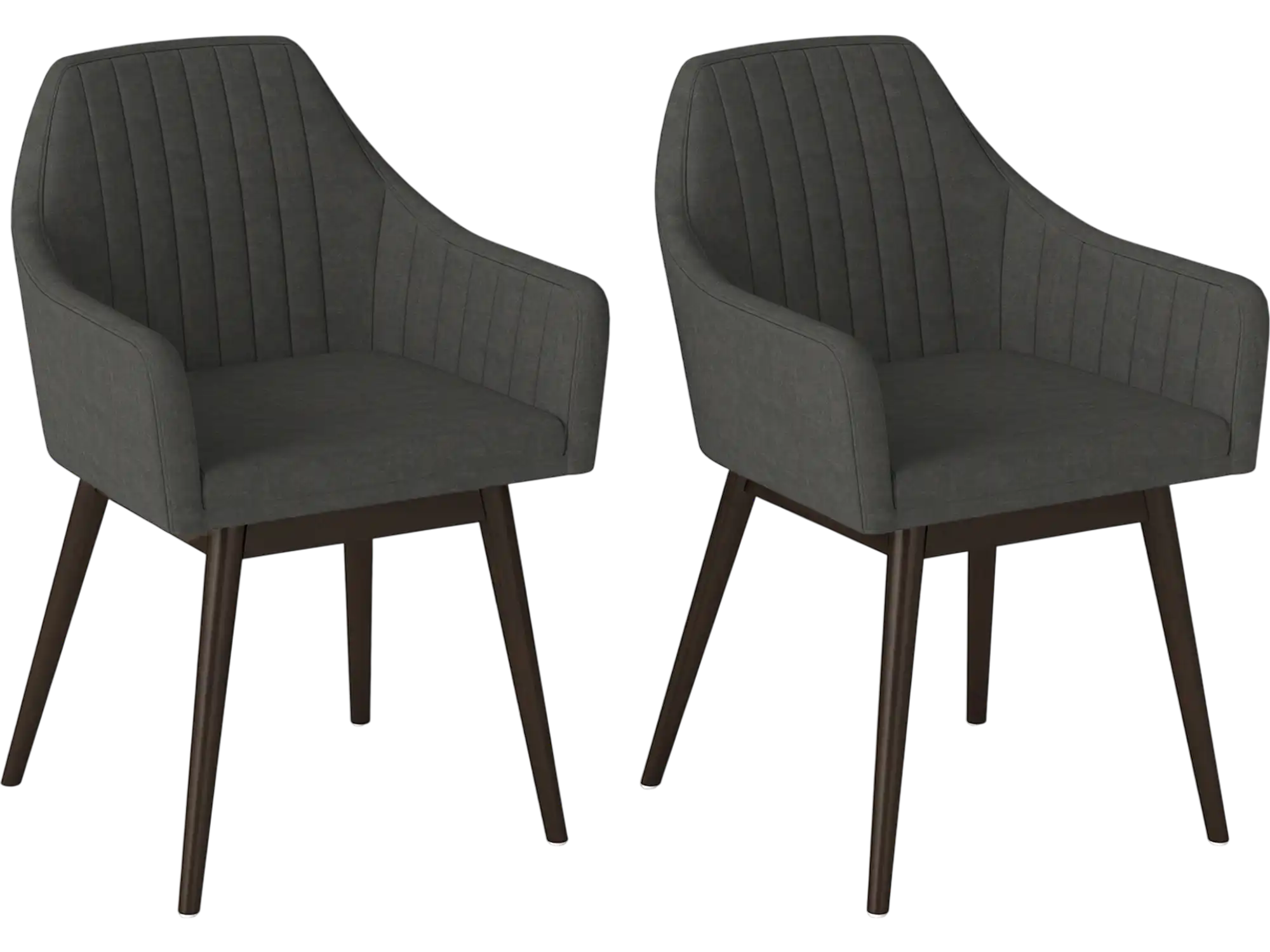 Costway Set of 2 Upholstered Dining Accent Chairs 20127637 New