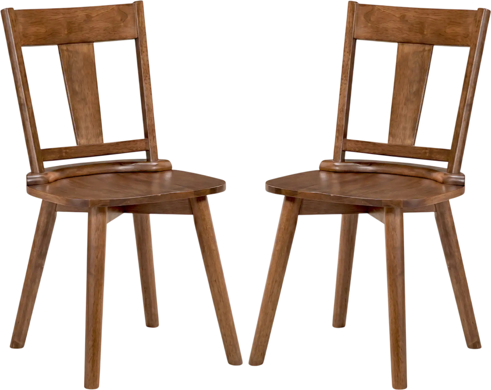 Costway Dining Chairs Set of 2 Solid Wood Backrest Kitchen Dining Room 52082306 New