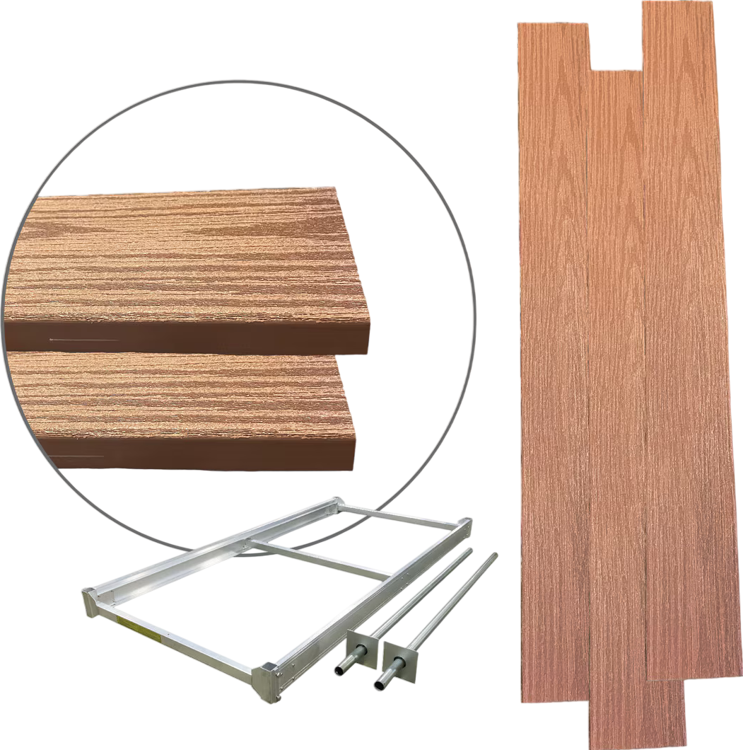 MotoAlliance Dock and Decking Kit 8' x 4' with Composite Boards New