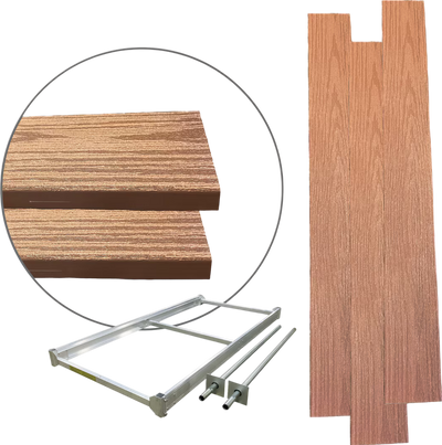 MotoAlliance Dock and Decking Kit 8' x 4' with Composite Boards New