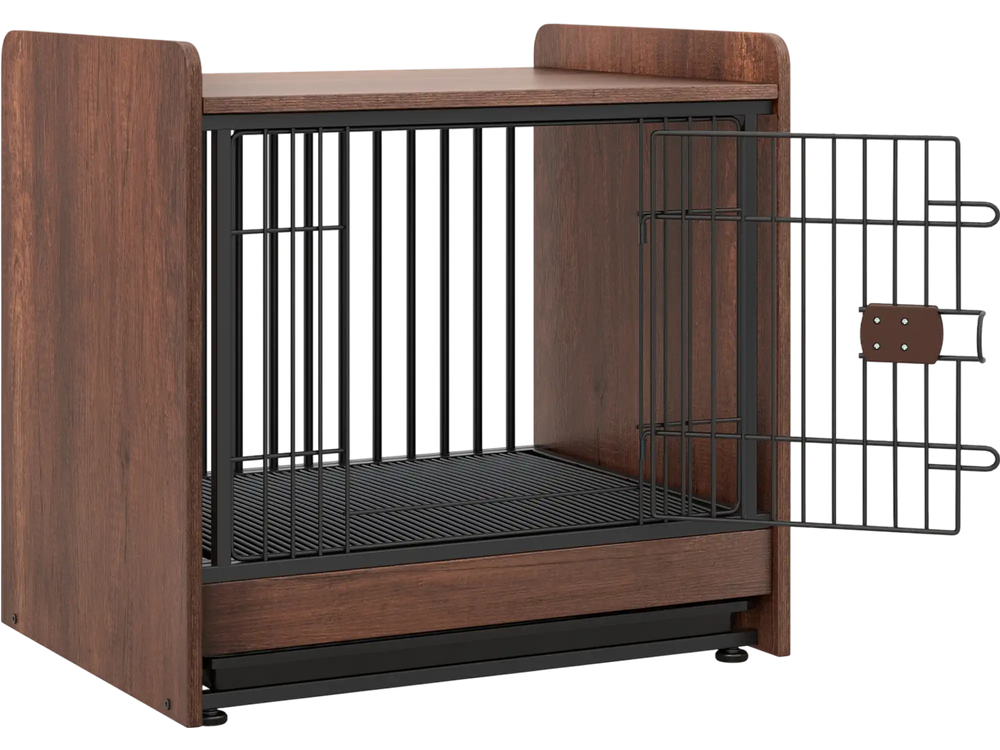 Dog Crate Indoor Dog Cage with Removable Tray and Lockable Door