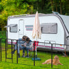 16 Panel 24/32/40 Inches Height Dog Playpen with Lock and Large Door-40 inches - Gallery View 1 of 10