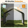Dog shade shelter with waterproof roof, rainproof and sun-protective, ideal for outdoor use with pets of all sizes.