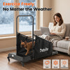 Dog treadmill with remote control and LCD display, designed for small and medium dogs, ideal for indoor exercise.
