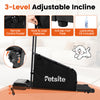 Dog treadmill with remote control features 3 incline levels, anti-slip belt, and LCD display for small to medium dogs.