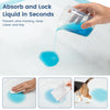 Dog and puppy pee pads 36" x 36" with 5-layer design for maximum absorption, ideal for potty training and easy cleanup.