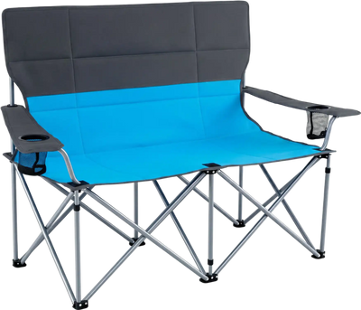 Costway Double Camping Chair w/ Carry Bag Cup Holders 68839939 New