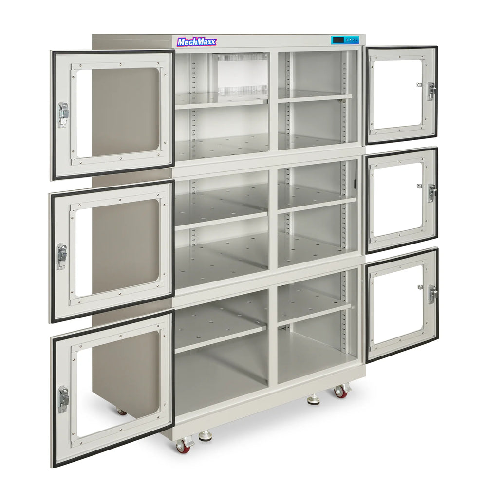 20-60% RH Electronic Dry Cabinet 1430L ESD Desiccator Cabinet Low Humidity Storage,  White,  EDC1430AW-6