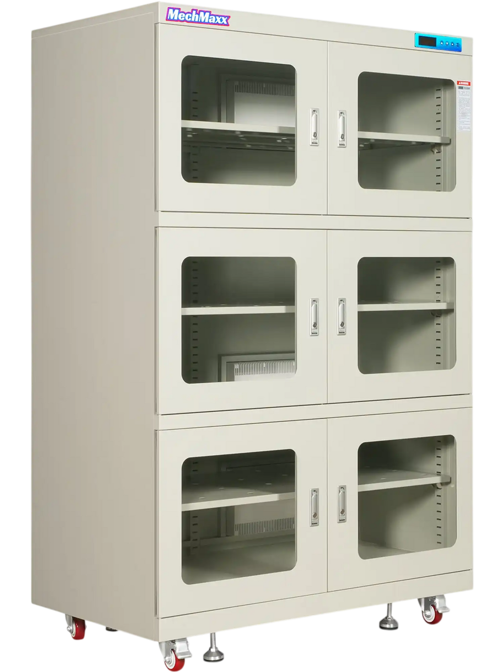 1-10% RH Electronic Dry Cabinet 1430L ESD Desiccator Cabinet Ultra-Low Humidity Storage,  White,  EDC1430CW-6