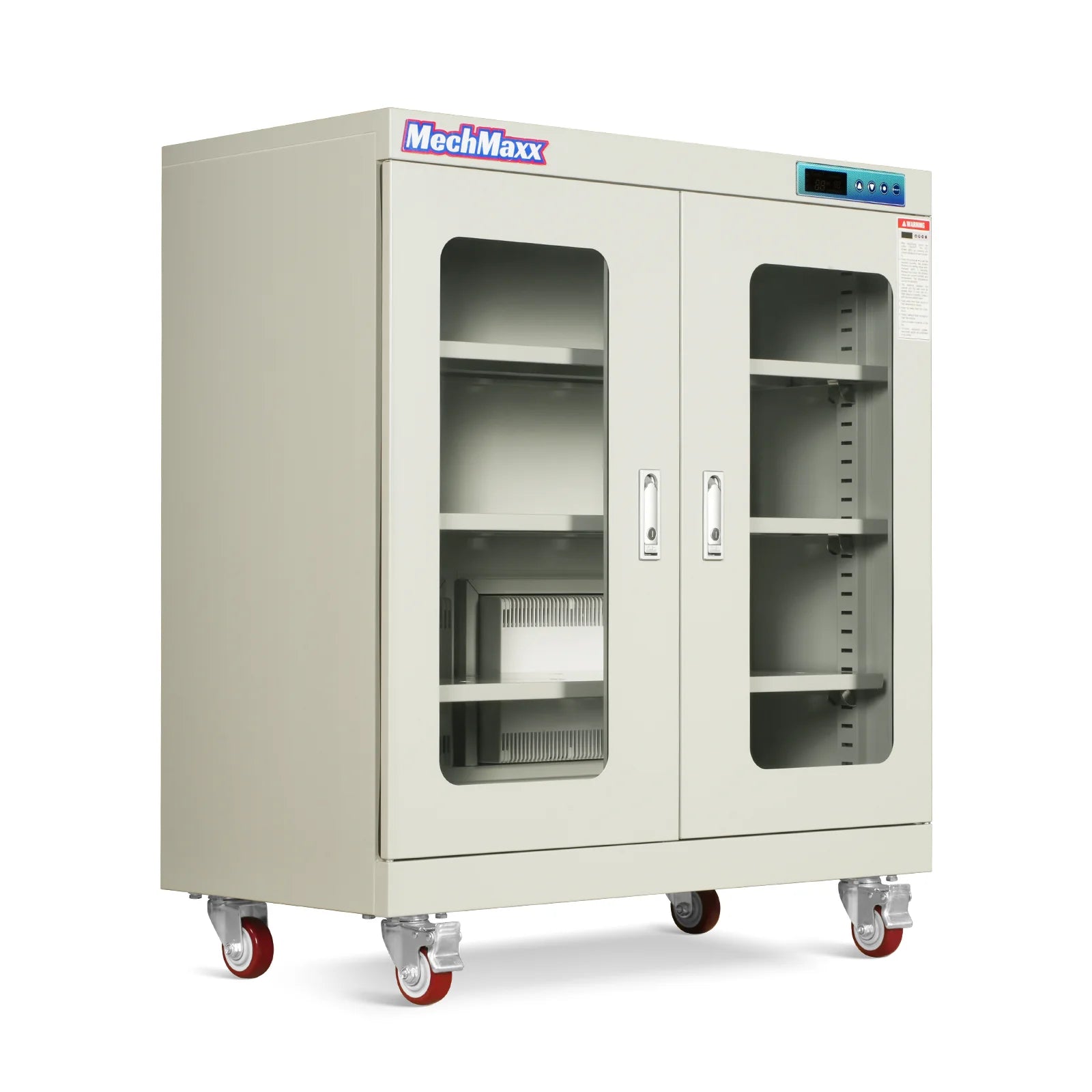 MechMaxx EDC320CW Desiccator Cabinet 320L ESD Electronic Dry Cabinet 1-10% RH Ultra-Low Humidity Storage White New