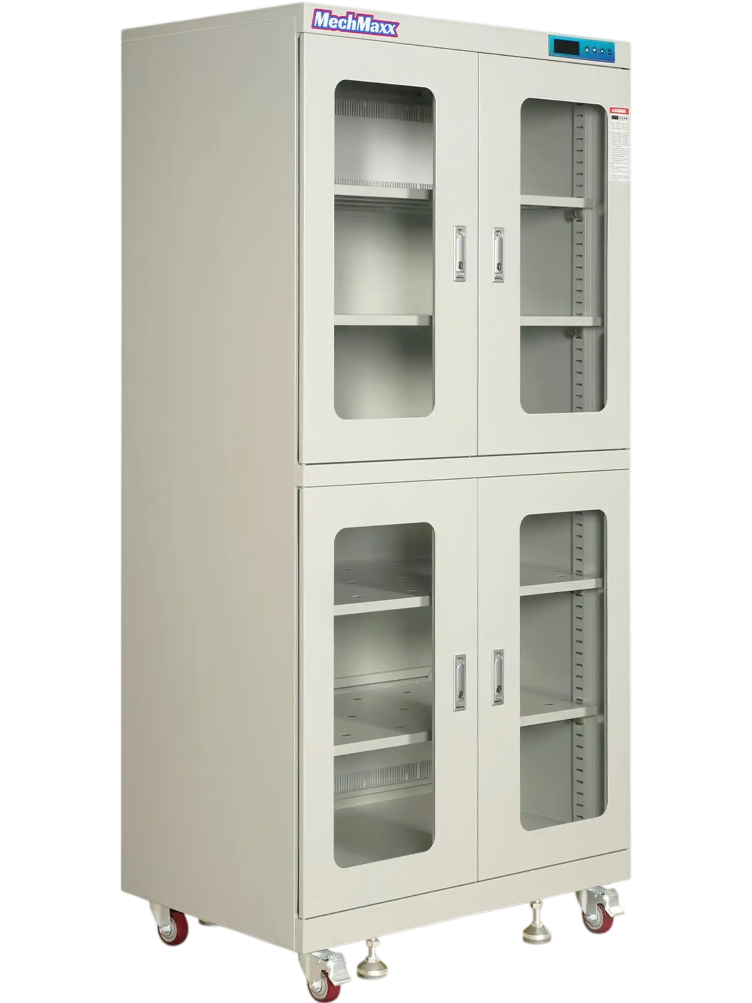 MechMaxx EDC880AW Desiccator Cabinet 880L ESD Electronic Dry Cabinet 20-60% RH Low Humidity Storage White New