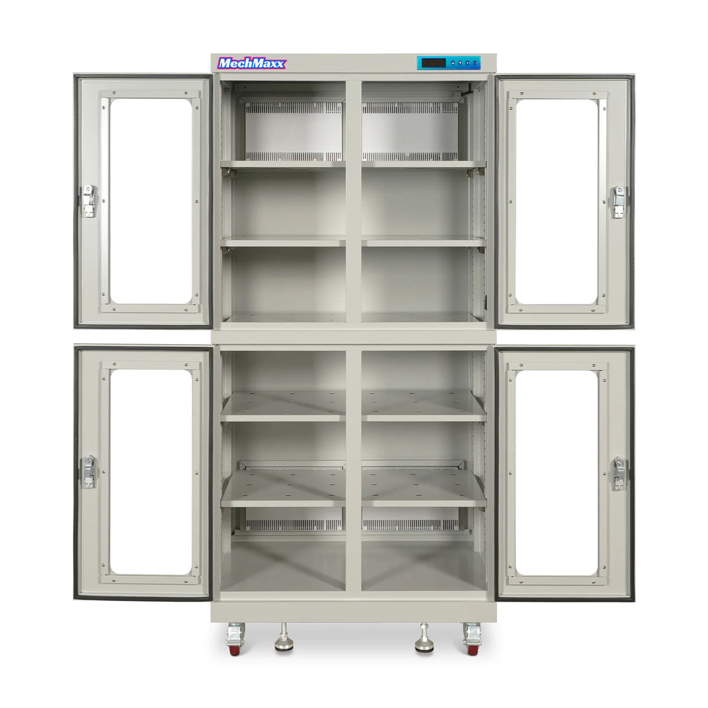 1-10% RH Electronic Dry Cabinet 880L ESD Desiccator Cabinet Ultra-Low Humidity Storage,  White,  EDC880CW