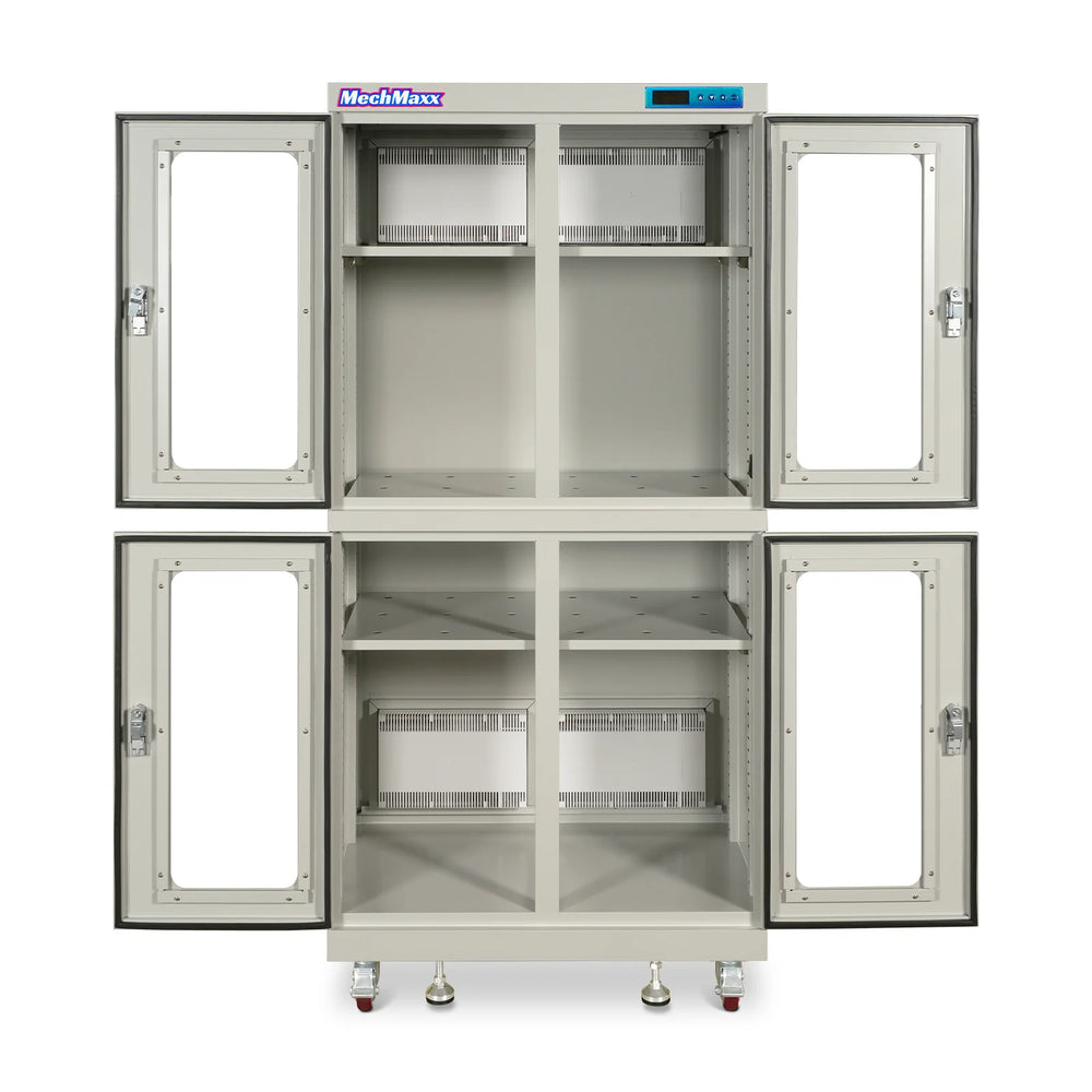 1-10% RH Electronic Dry Cabinet 880L ESD Desiccator Cabinet Ultra-Low Humidity Storage,  White,  EDC880CW