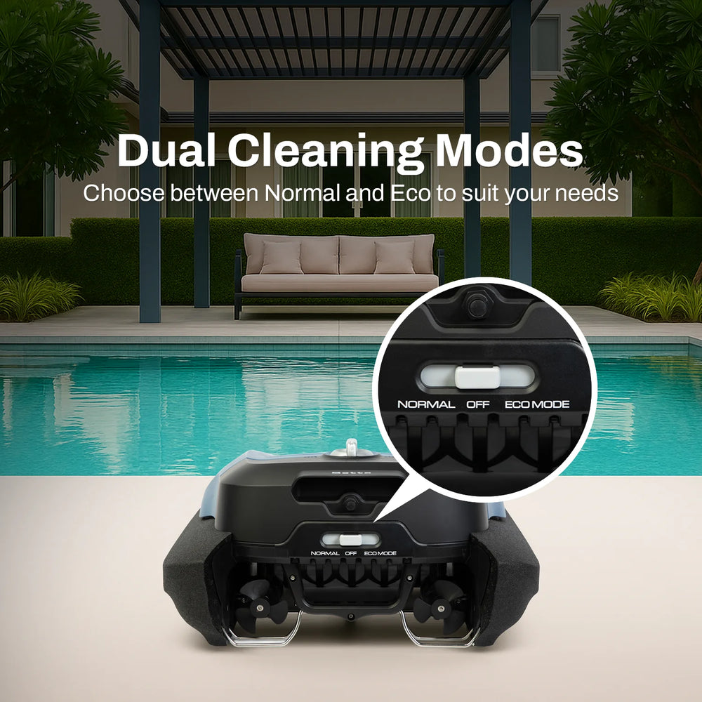 Instapark Betta Flex Robotic Pool Skimmer Solar-Powered Cordless 2,400 sq. ft. Coverage New