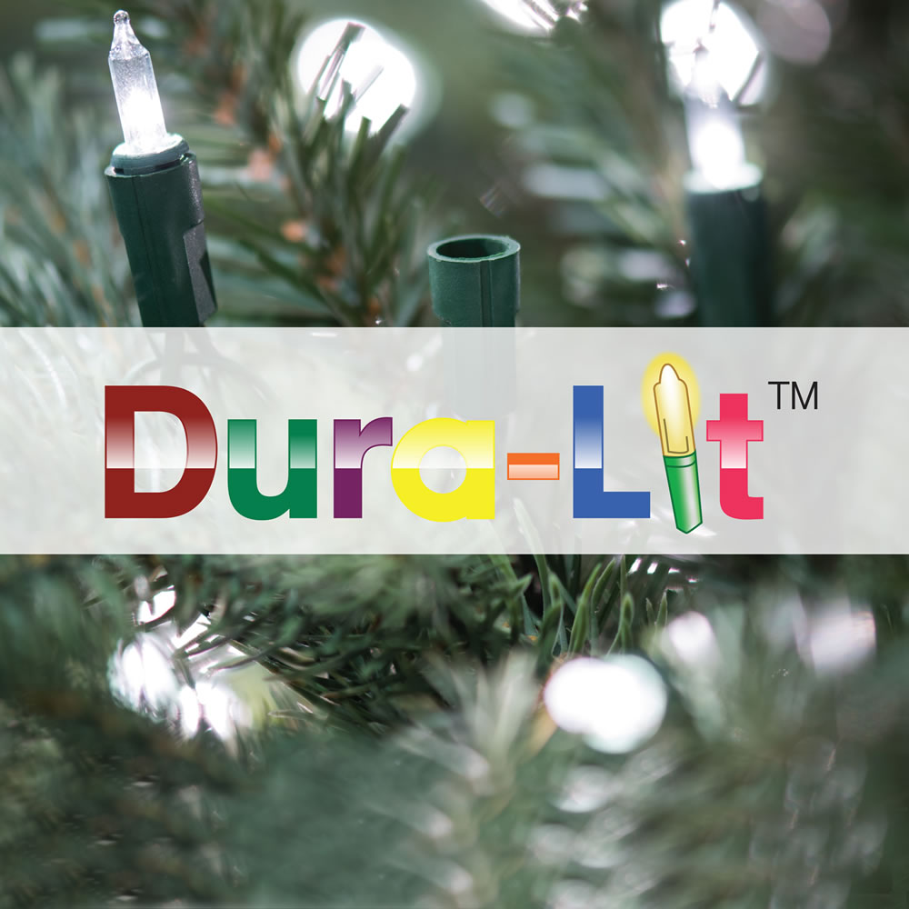 Vickerman Douglas Fir Artificial Christmas Tree Slim Pre-Lit 7.5' x 44" 500 Warm White LED New