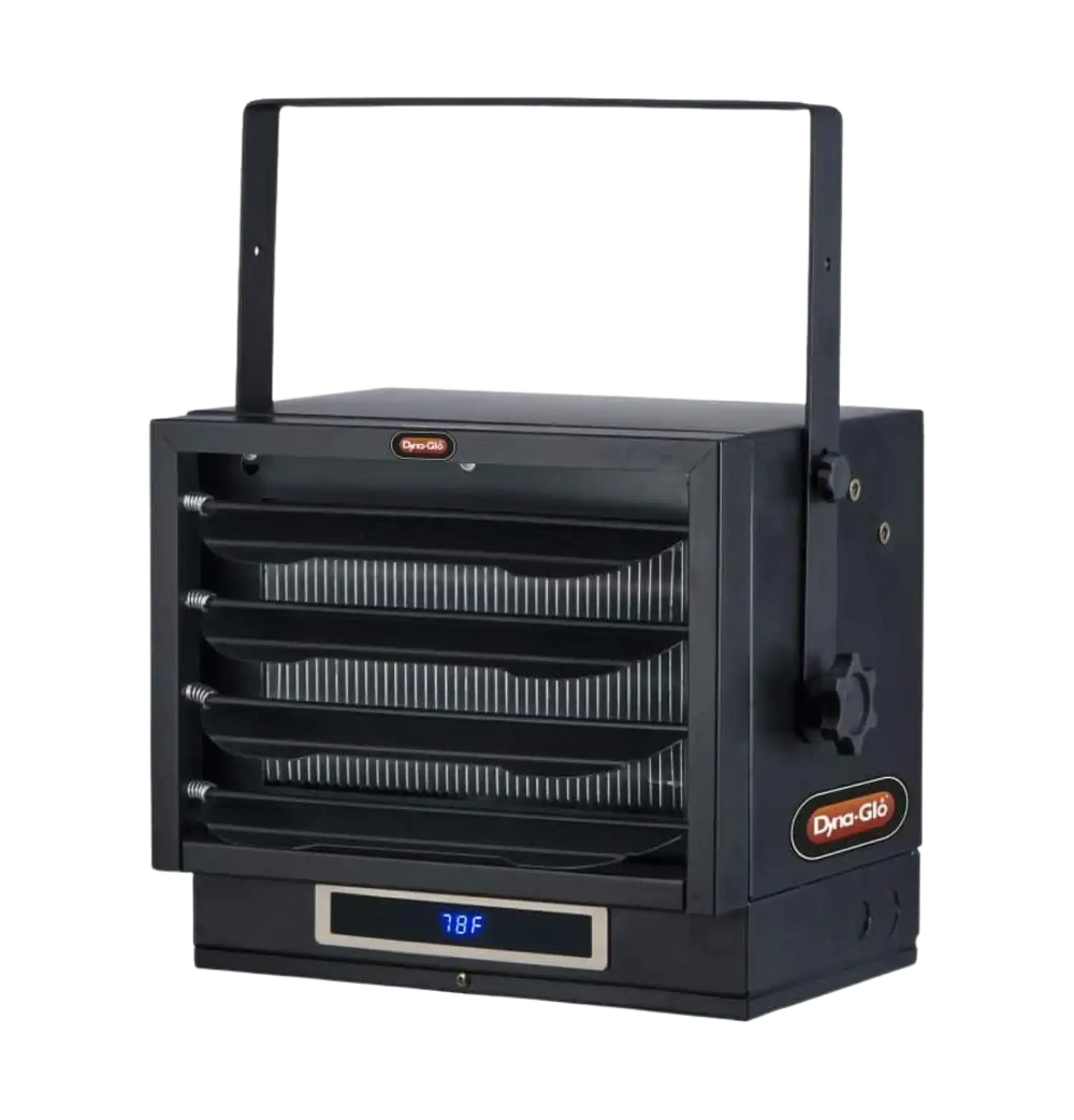 Dyna-Glo EG7500DH 7500W electric garage heater with digital controls and remote