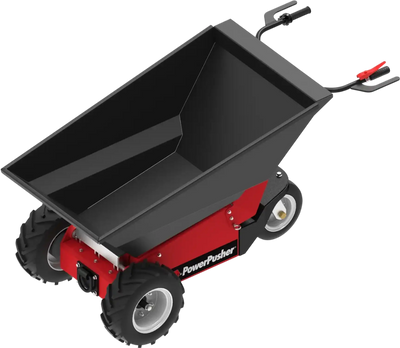 PowerPusher E-750 Electric Wheelbarrow 1,000 lb. Capacity 1200W New