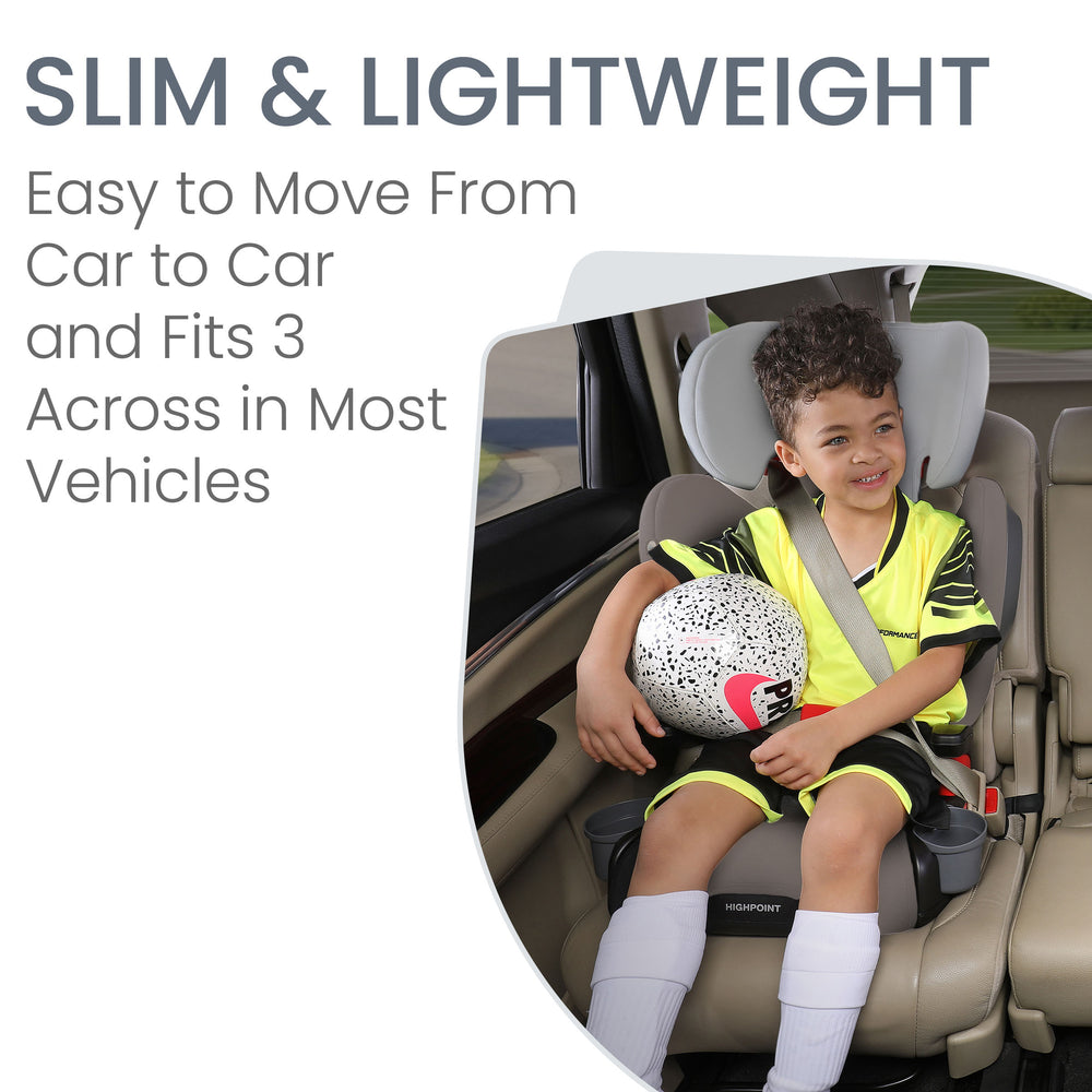 Britax Booster Seat Highpoint 2-Stage Belt-Positioning New