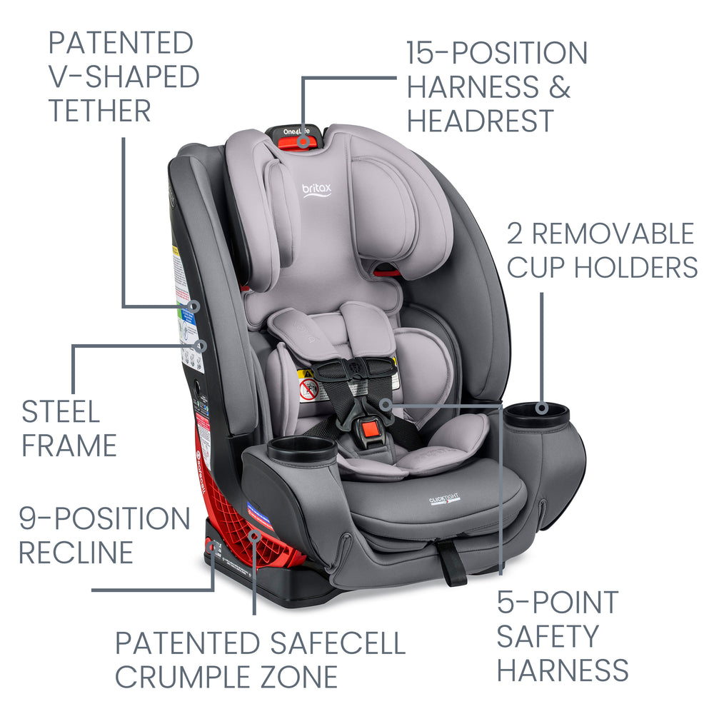 Britax Car Seat One4Life ClickTight Convertible All-in-One New