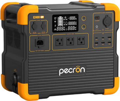 Pecron E2400LFP 2048Wh/2400W Portable Power Station Expandable Wi-Fi App Control New