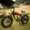 Glarewheel EB-CHMINI Fat Tire Electric Bicycle 7 Speed 20" 500W 28 MPH 36 Mile 48V 15Ah New