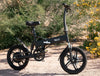 Glarewheel EB-X3 Electric Folding Bicycle 3 Speed 16" 350W 18 MPH 20 Mile 36V 7.5Ah Black or White New