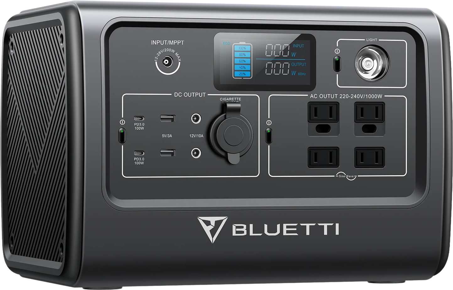 Bluetti EB70S 716Wh/800W Portable Power Station Solar Generator New