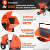 EFCUT EF-MF30 3-in-1 Wood Chipper 3" Shredder Mulcher 2 Hopper 7HP 212cc Horizontal 4-stroke Gas-Powered New