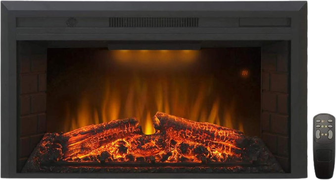 Valuxhome EF33WT Electric Fireplace 36