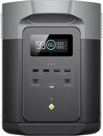 EcoFlow DELTA 2 Max 2048Wh/2400W Portable Power Station LiFEPO4 Battery App Connect New