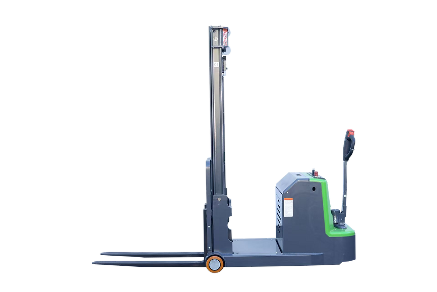 Ekko EK10S-118LI Counterbalanced Walkie Stacker 2200 lb Capacity 118" Lift Height Electric 24V 100Ah New