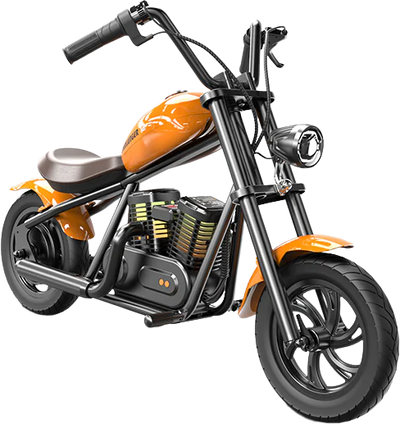 Hyper Gogo Challenger 12 Plus Electric Kids Motorcycle Bluetooth Speaker 21.9V 160W 10 MPH 7.5 Miles EL-MB07P New