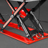 Stationary Electric Hydraulic Parallel Double Scissor Lift Table 3300lb Capacity,  108.3" x 31.5" Platform,  33.9" Lift Height,  UL Certified Motor,  ELT33P