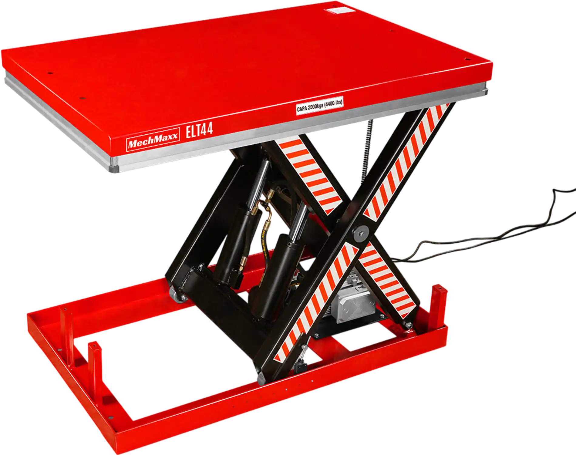 MechMaxx ELT44 Lift Table 4400 lbs Capacity Stationary Powered Hydraulic 51.2