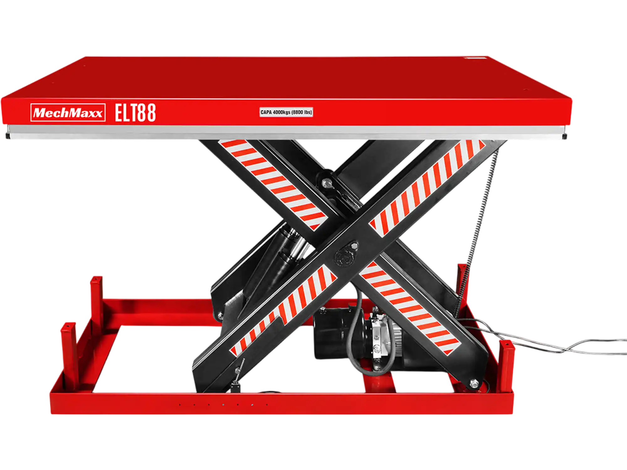 MechMaxx ELT88 Lift Table 8800 lbs Capacity Stationary Hydraulic 66.9