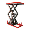 2200 lbs Capacity Stationary Electric Hydraulic Double Scissor Lift Table - 51.2" x 32.3" Platform,  70.1" Lift Height,  UL Certified Motor,  ELTD22