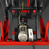 4400 lb Capacity Stationary Electric Hydraulic Double Scissor Lift Table - 63" x 39.4" Platform,  70.1" Lift Height,  UL Certified Motor,  ELTD44L