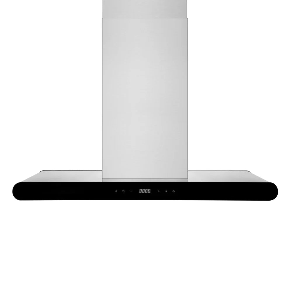 Empava Range Hood 36" Island Ducted 400 CFM with Exhaust Kitchen Vent and Filters Stainless Steel New