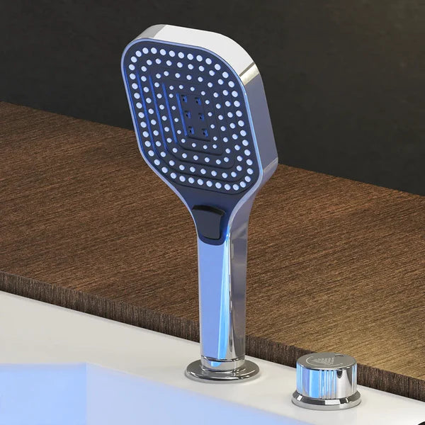 Empava Bathtub 59" Alcove Corner Massage Whirlpool Inline Heater LED with Left Drain New