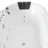 Empava Bathtub 67" Freestanding Whirlpool Acrylic with Center Drain Oval New