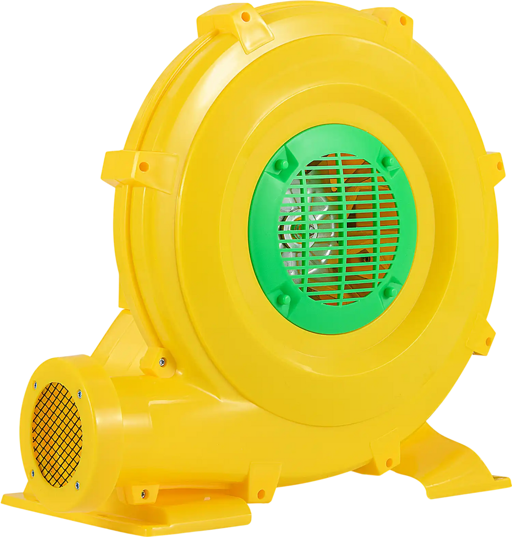 780W Bounce House Blower 1 HP Portable Air Pump Fan with Handle and Ground Stakes