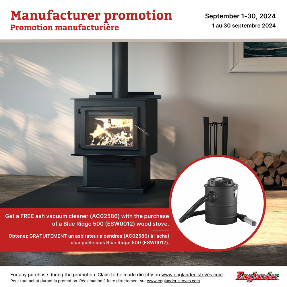 Englander Blue Ridge 500 Wood Stove 2,700 sq. ft. New