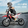 Vevor Kids Electric Ride-On Motorcycle 36V Ages 14+ Music and Retro Style New