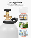 Vevor Aluminum CO2 Tank 20 Lb with Siphon Tube DOT Approved New